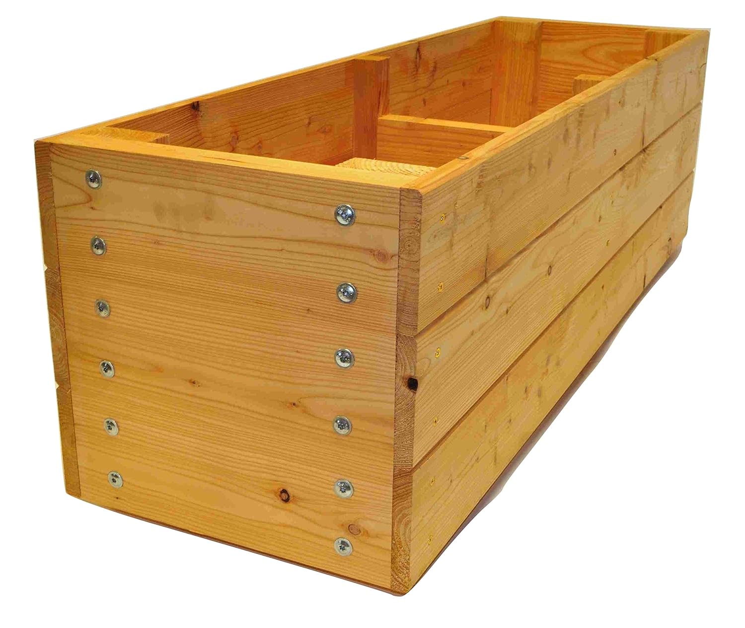 Garten-Pflanzkasten, Holz, 150 x 65 x 45 cm, montiert, 3 Stück: Amazon