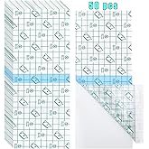 BBTO 50 Pieces Transparent Clear Adhesive Bandage Stretch Large Waterproof Film Adhesive Bandages Dressing Supplies(10 x 4 Inch)