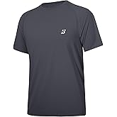 Roadbox Men's Rash Guard Short Slevee, UPF 50+ UV Sun Protection Water T-Shirts, Quick Dry Swim Shirts for Surf Beach Fishing