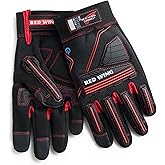 Red Wing Shoes Master Elite Safety Gloves, TPR Protection, Reinforced Padded Palm