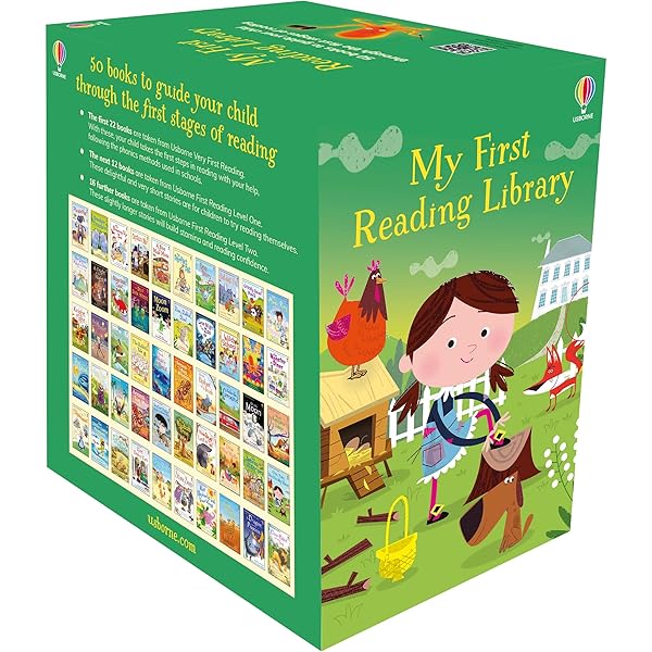 Usborne My Very First Reading Library 50 Books Set Collection Pack