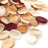 Floroom 300pcs Rose Petals Chic Terracotta Faux Silk Flower Petals Burnt Orange for Wedding Flower Girl Basket Aisle Scatter Table Centerpieces Party Confetti Bridal Shower Romantic Night Decoration