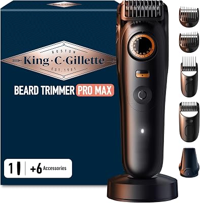 Tondeuse Barbe Homme Pro Max, Electrique, Noire