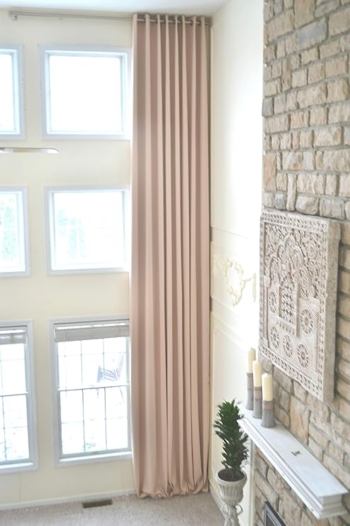 Buy Ikiriska Blackout Extra Long Curtain For 2 Story Living Rooms