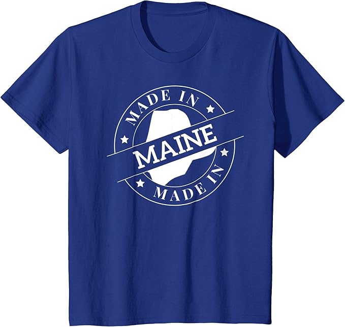Made in Maine TShirt Clothing