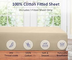 ROYALE LINENS 300 Thread Count 100% Long Staple