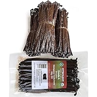 50 Organic Grade A Madagascar Vanilla Beans. Certified USDA Organic. ~5" by FITNCLEAN VANILLA. Bulk for Extract and all thing