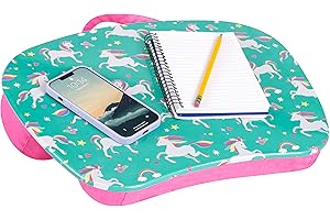 LAPGEAR MyStyle Portable Lap Desk with Cushion - Unicorn - Fits up to 15.6 Inch Laptops - Style No. 45357
