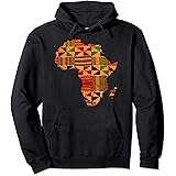 Amazon.com: Cool Africa Map Kente Cloth Gift For Men Women African ...