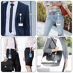 60pcs White Beadable Badge Reels Making Kits