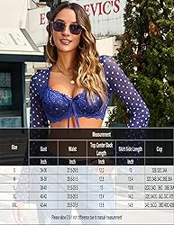Avidlove Women's Sexy Contrast Lace Mesh Lingerie