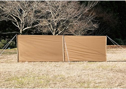 Amazon ビジョンピークス タープ 横幕 ファイアプレイスtcウィンドウォール Vp1602i02 ベージュ Visionpeaks ビジョンピークス テント本体