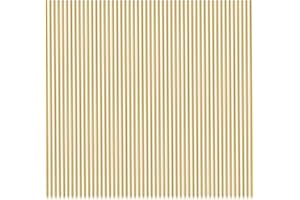 50PCS Brass Rod, 1mm Metal Solid Round Rod Lathe Bar Stock Copper Rods for RC Model Airplane Helicopter DIY Craft (100mm Leng
