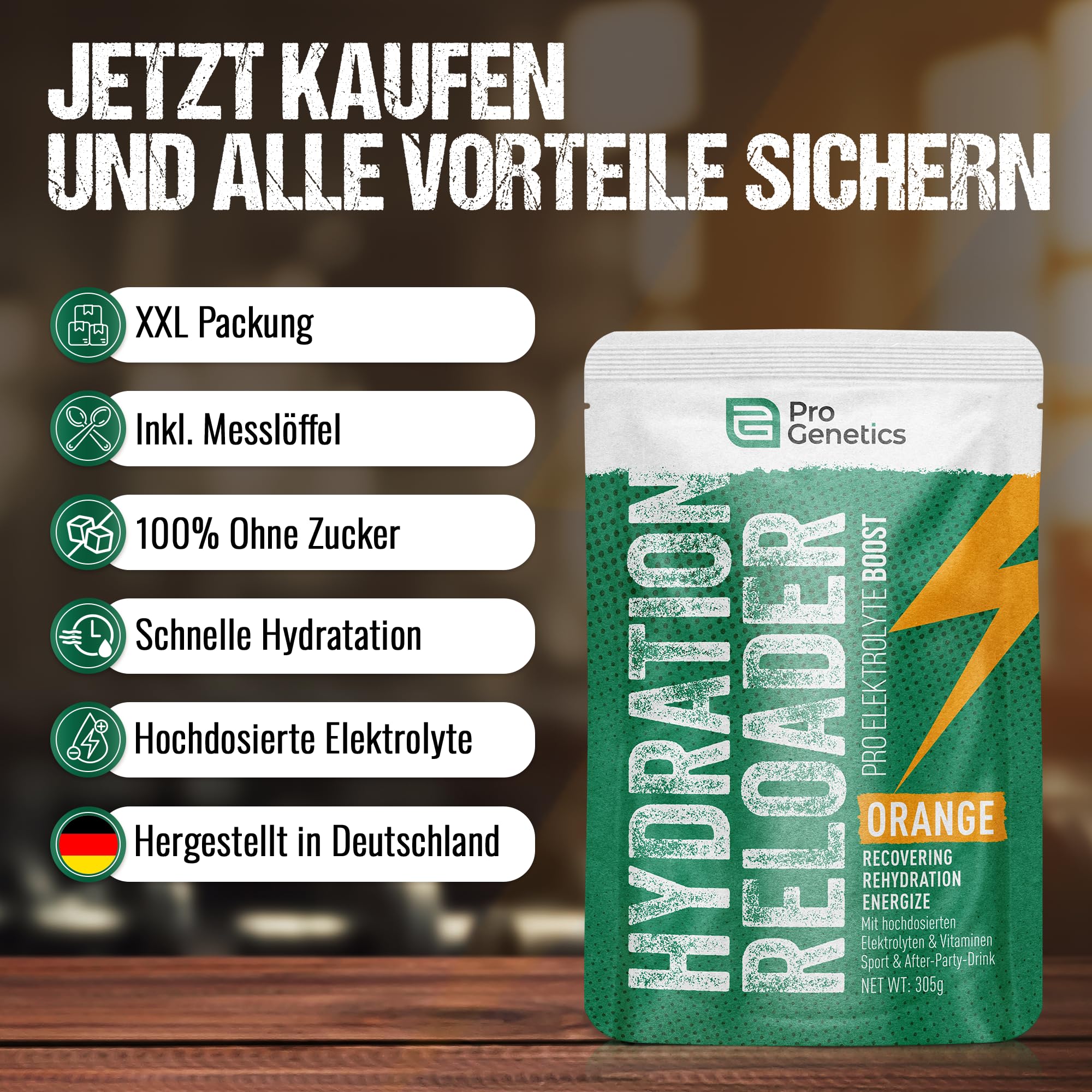 Elektrolyte Pulver OHNE Zucker-Frei von Süßstoffen & Farbstoffen | hoher Nährstoffanteil mit natürlichen Aromen |XXL Pack-isotonischer Sport und After-Party Drink gegen Kater und Hangover 7