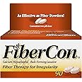 FiberCon Fiber Therapy Coated Caplets, Safe, Simple & Comfortable Insoluble Fiber for Bowel Irregularity, Comfortable Constipation Relief with No Gas or Bloating, 140 Caplets