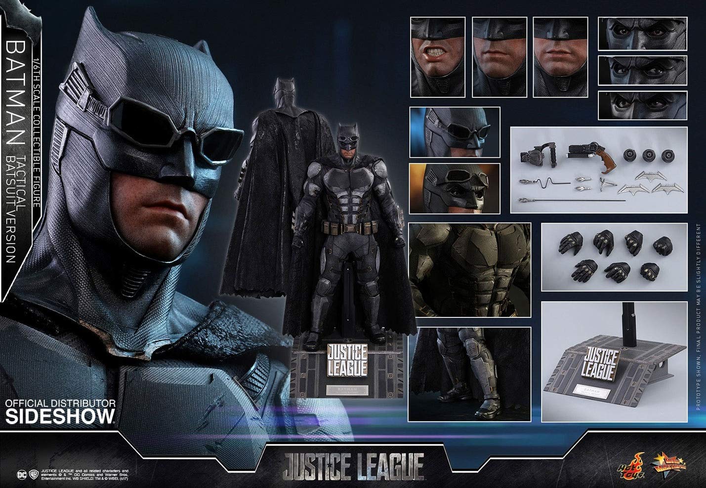 珍しい B074c2ttjc １ ６スケールフィギュア バットマン タクティカルバットスーツ版 ジャスティスリーグ ムービーマスターピース フィギュアコレクタードール Www Wwmp Org Za