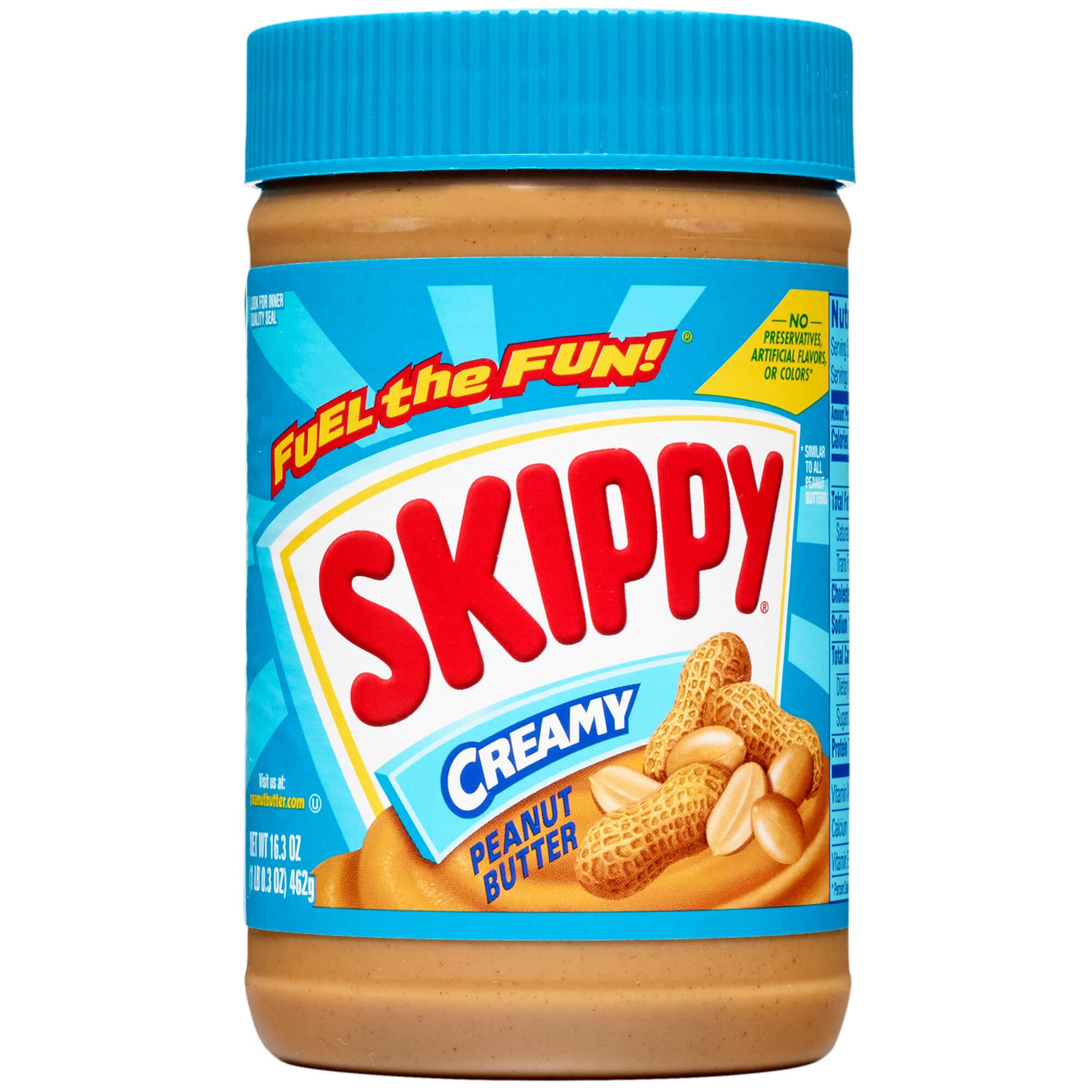 Skippy Creamy Peanut Butter, 16.3 Ounce