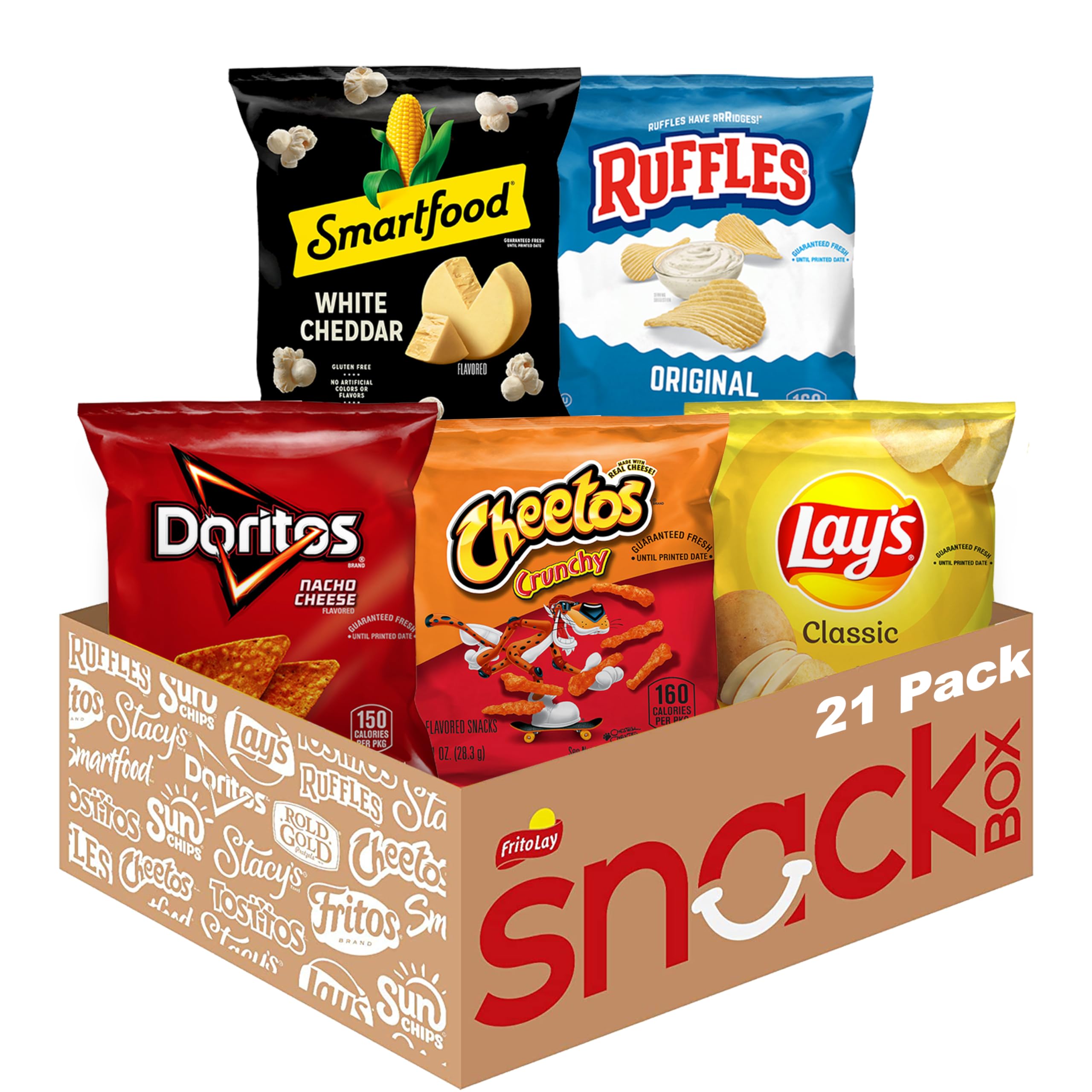 Photo 1 of ***BB Jul 29/25***
Frito-Lay Classic Mix Variety Pack, Single Serve Snack Bags (Pack of 21)