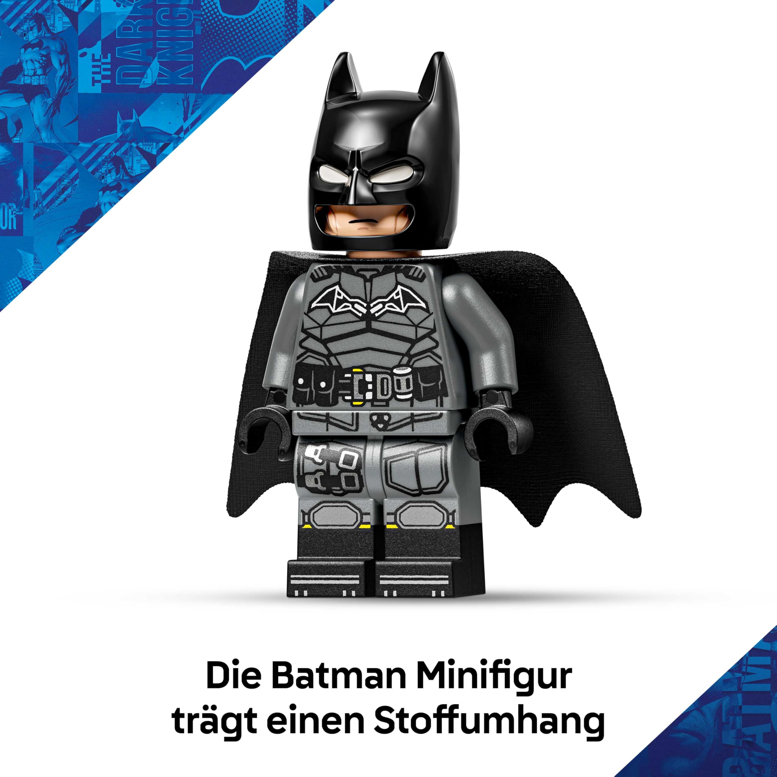LEGO DC Batman: The Batman Batmobil - Kinder Spielzeug - Spielset mit Modellauto und Superhelden Minifigur für Kinder ab 9 Jahren - Kreatives Geschenk für Jungen, Mädchen und Fans - 76332 5