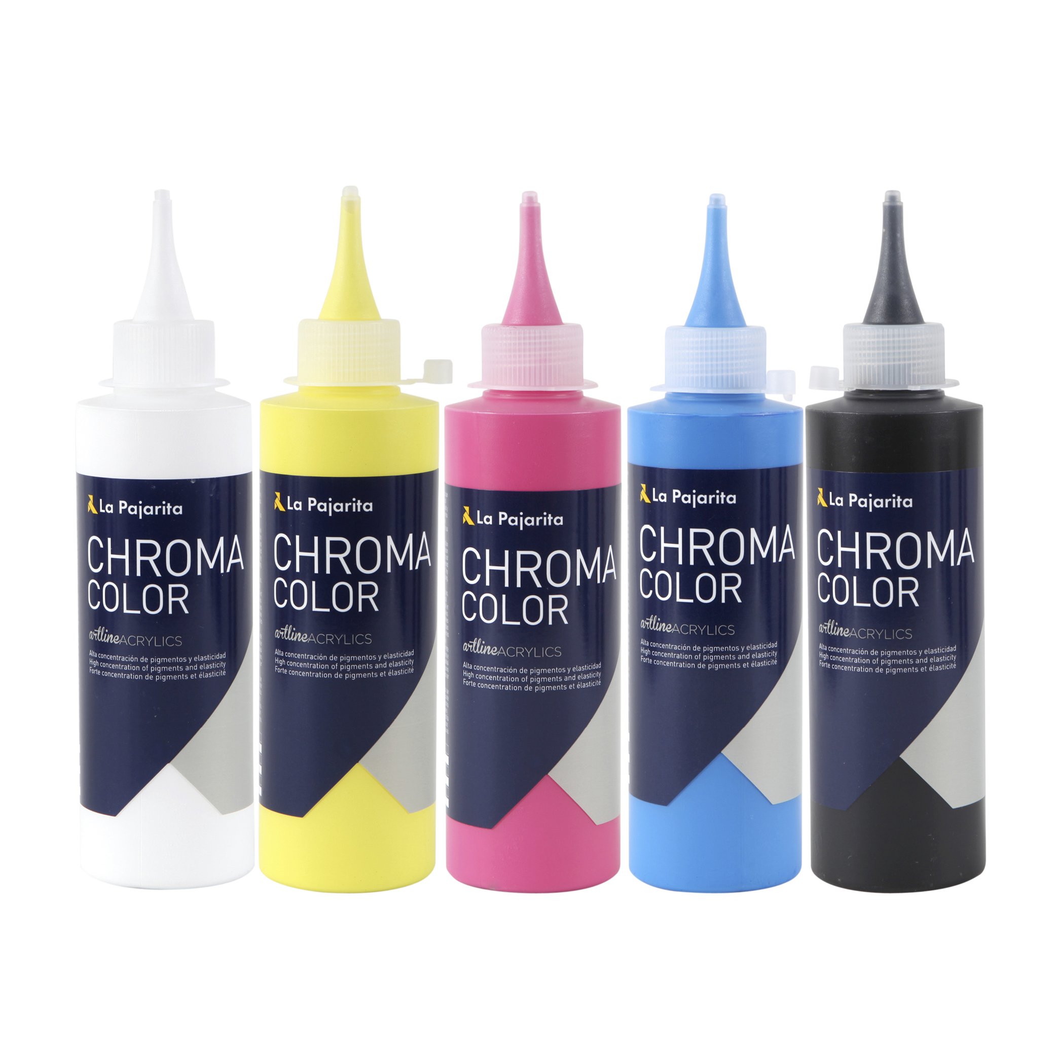 The Bow Tie 119095 °C Primary Chroma Soft Body, 200 ml, Set of 5