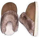 IceUnicorn Kids Slippers Girls Boys Fuzzy House Shoes Warm Memory Foam Slippers Bedroom Slides for Indoor Outdoor