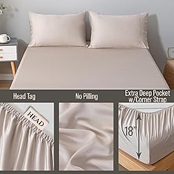 Bella Coterie Luxury Bamboo Cal King Size Fitted