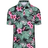 Viracy Men's Golf Shirts Short Sleeve Dry Fit Moisture Wicking Performance Mens Golf Polo Shirts S-3XL