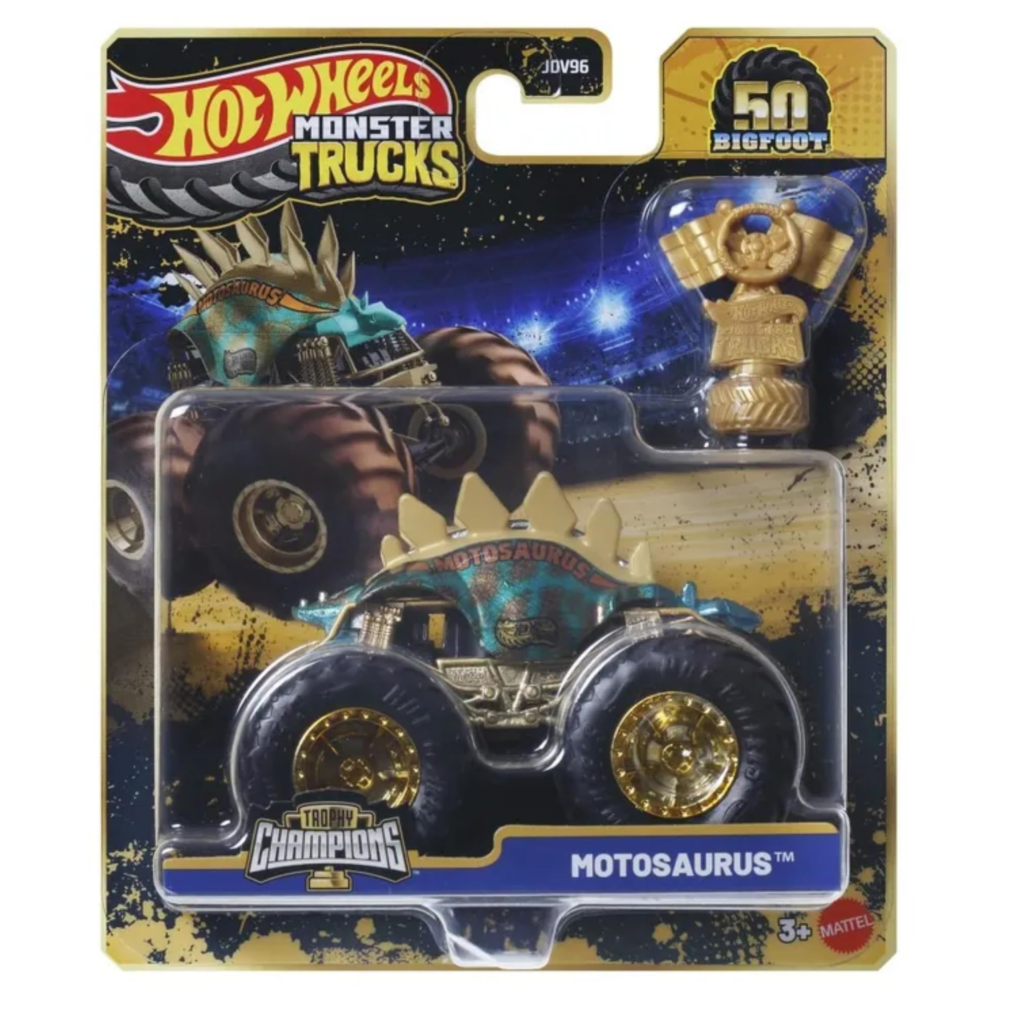 Hot Wheels Monster Trucks - (50th Anniversary Motosaurus JDW06)