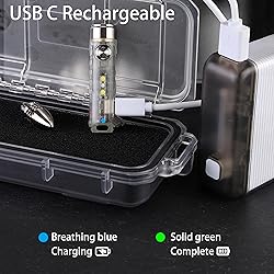 RovyVon Aurora A5 G4 Keychain Flashlight, Max 650