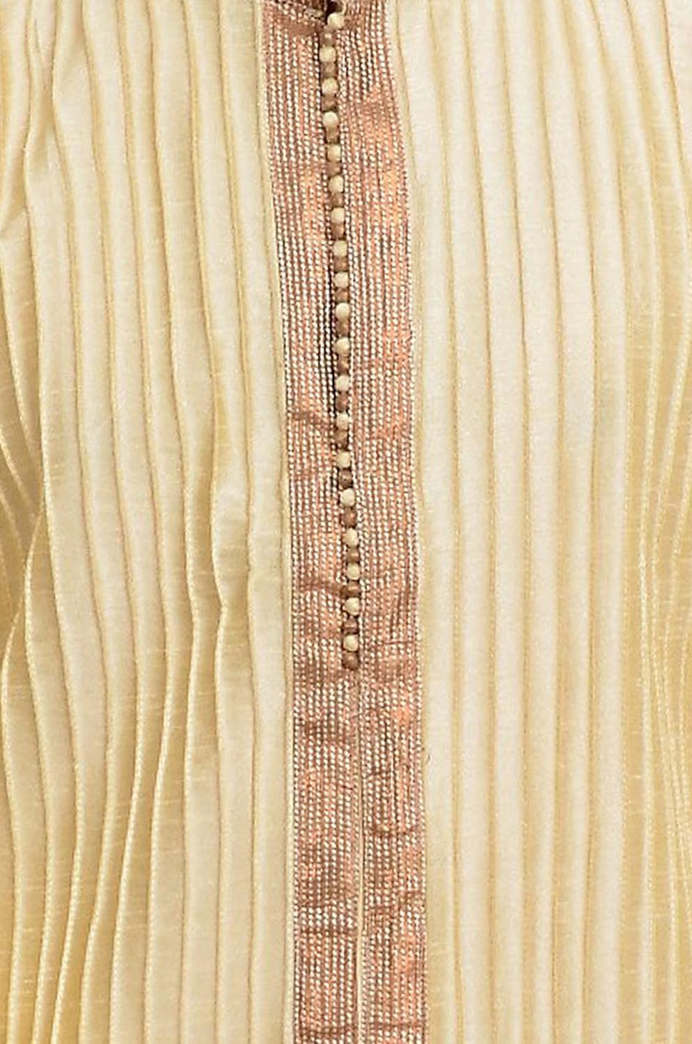 vastramay men cotton silk kurta and pyjama set (gold_vasmkgo003npgo)