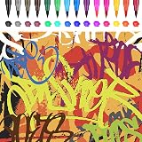 Jsdoin 24 Coloring Pens Fineliners Dual Tip Markers Kids Adults Drawing view 6