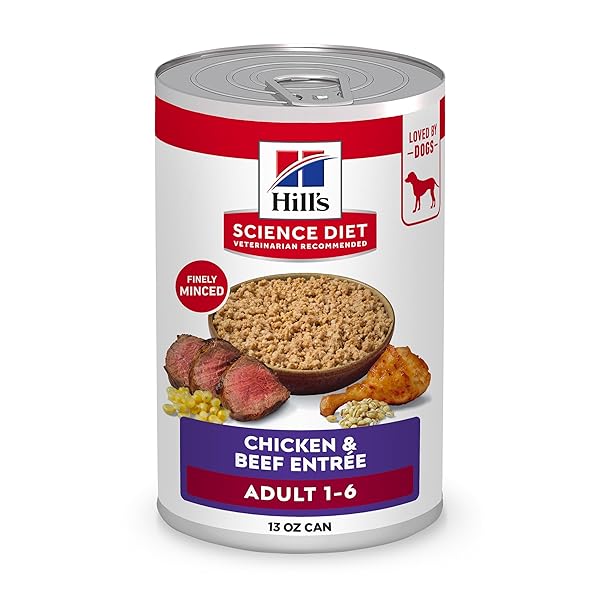 HILL’S SCIENCE DIET ADULT 1-6 WET DOG FOOD,...