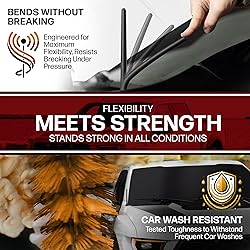AntennaMastsRus Short Rubber Antenna for GMC Sierra