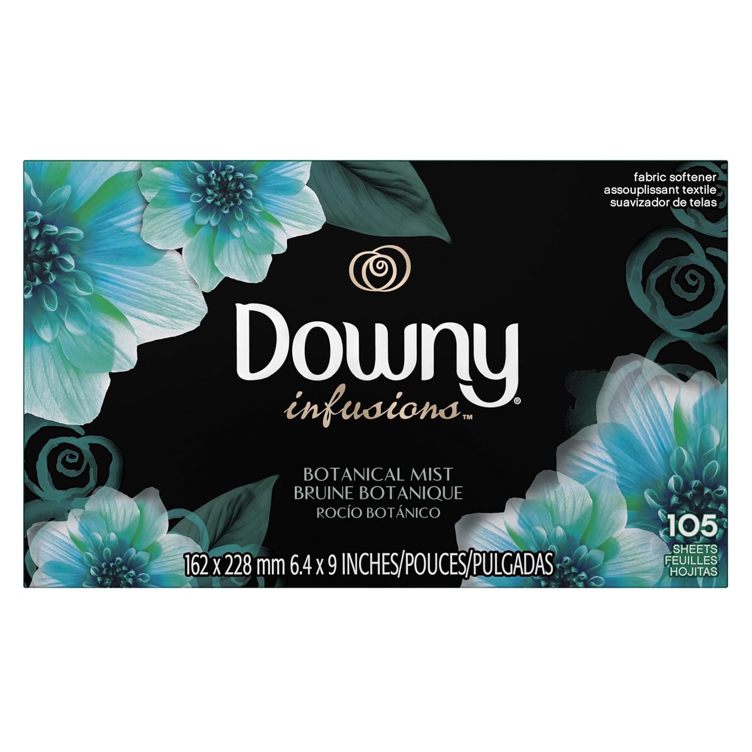 Amazon.com: Ultra Downy Infusions Botanical Mist Fabric Softener Sheets 105 Count: Prime Pantry