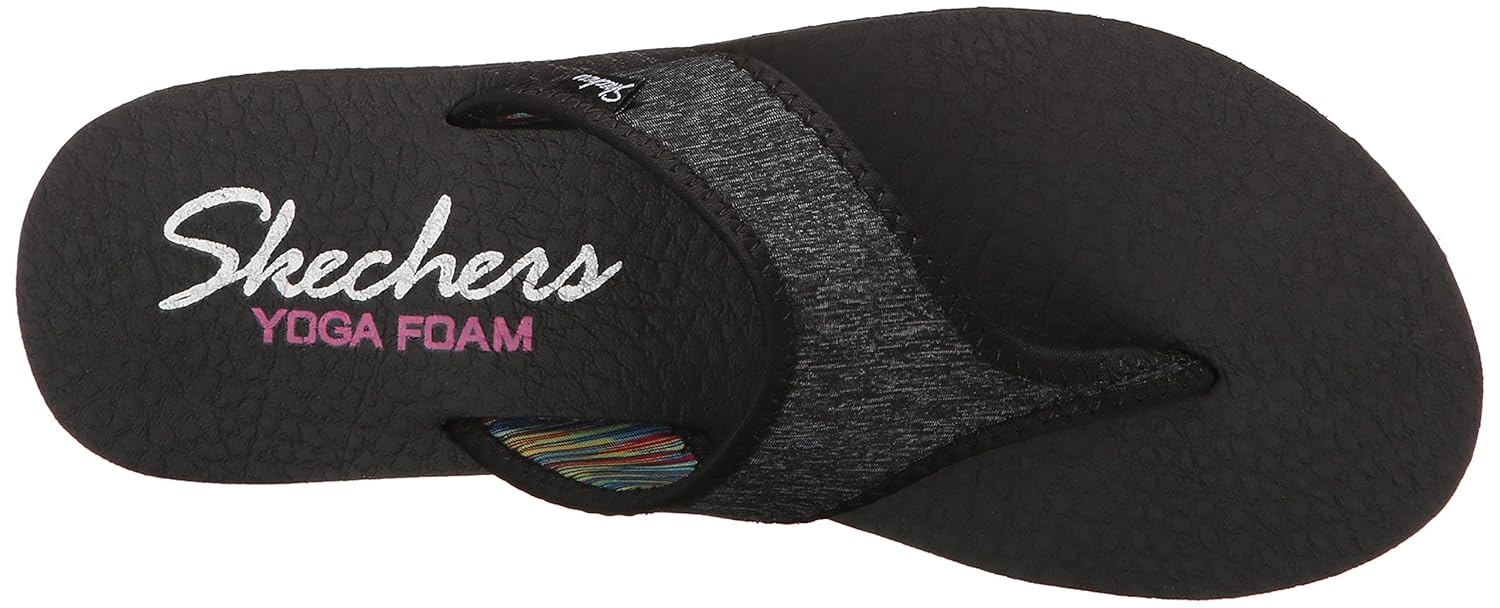 skechers women's cali meditation zen child flip-flop