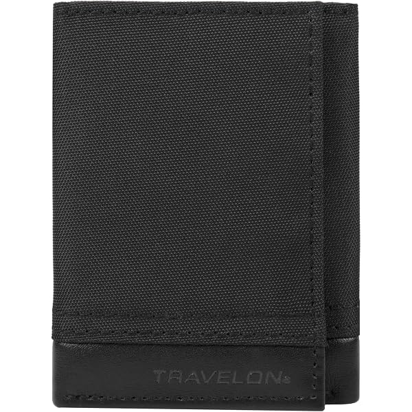 Pacsafe Rfidsafe Z50 Reisebrieftasche – RFID-Schutz, Schwarz, 13 X 8,9 X 1,5 Cm, Mit Sicherheitskette