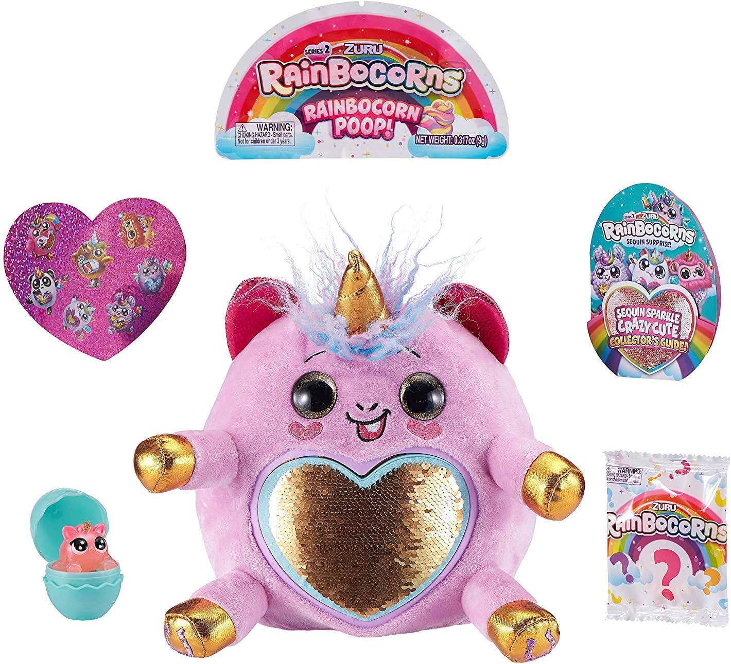 rainbocorns sequin surprise unicorn