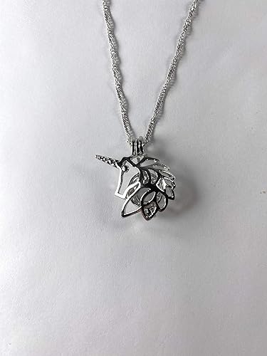 Unicorn Love Unisex Wish Pearl Cultured Pearls Necklace Set Chain