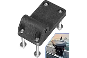 BONBO 1023 Tilt-Up Mounting Bracket Fits for Scotty Downrigger Models 1080-1116, NOT Works for 1050, 1050MP or 1060 Compact Downriggers (Black, Small)