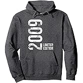 Limited 17th Birthday Boys Edition Girl 17 Years 2009 Gifts Pullover Hoodie