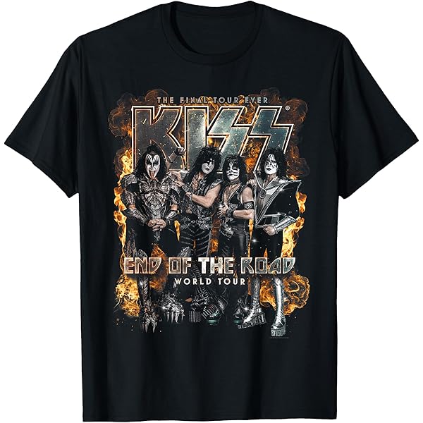 Amazon.com: Mötley Crüe – The Final Tour Caricature T-Shirt
