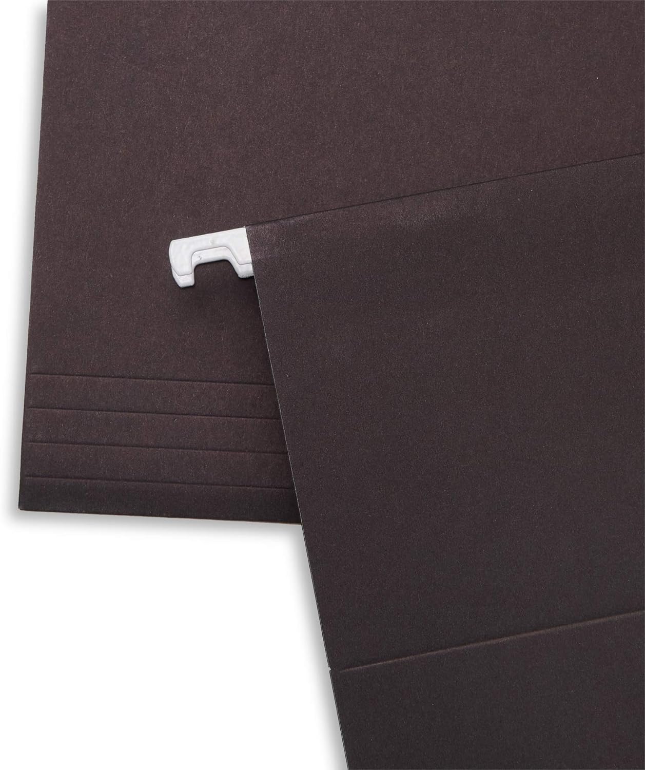 Blue Summit Supplies Hanging File Folders, 25 Reinforced Hang Folders, Designed for Home and Office Color Coded File Organization, Letter Size, Black, 25 Pack : Office Products