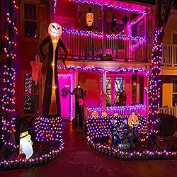 200 LED Halloween Lights Outdoor, 66ft Halloweem