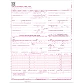 CMS1500 Claim Forms HCFA, 2500 Sheets | Version 02/12, APPROVED OMB-0938-1197