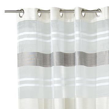 Osenschal Osenvorhang Turvorhang Vorhang Kira 2 Beige Schlamm
