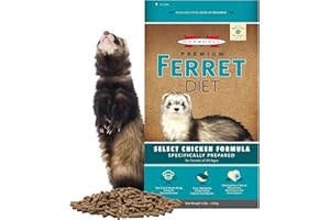 MARSHALL PET PRODUCTS Marshall Select Chicken Formula Premium Ferret Diet – 4 lbs – Supports Digestion, Energy & Muscle Maintenance – Balanced Small Animal Food with Essential Nutrients