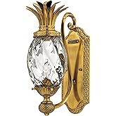 Hinkley Plantation Pineapple Shaped One Light Wall Sconce, Burnished Brass