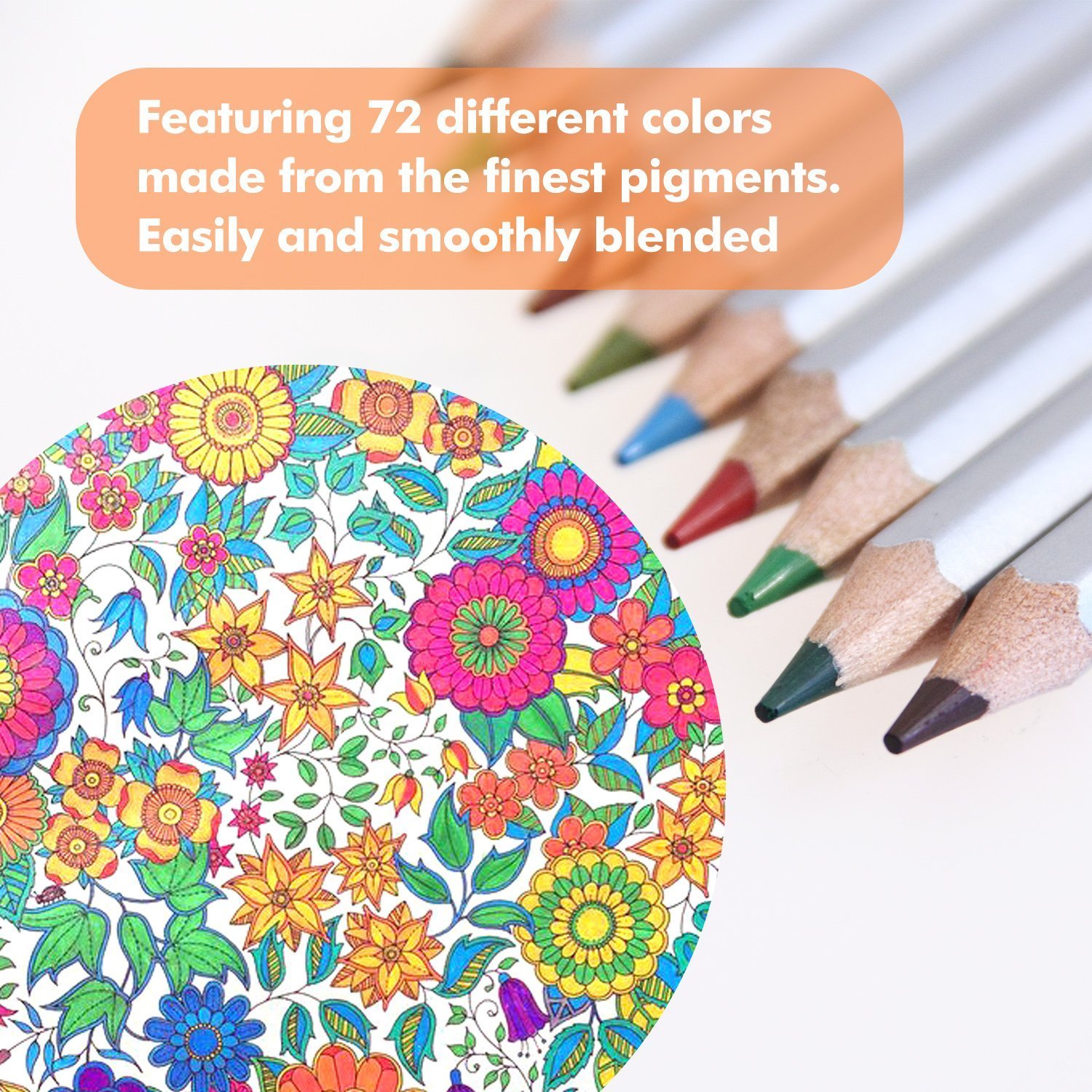 [Crayon de couleur] Ohuhu Bo te Métal 72 Couleurs Coloré Crayons Crayons de Coloriage Professionnel de Haute Qualité Art Dessin Crayons Crayons de