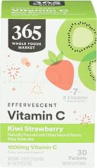 365 by Whole Foods Market, Effervescent C Powder Kiwi Strawberry, 30 Count