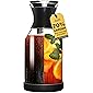 Cold Brew Coffee Maker & Iced Tea Fruit Infuser - 1.7 L Infused Ice Coldbrew Kit with Filter - Black Perfect Pitcher by…